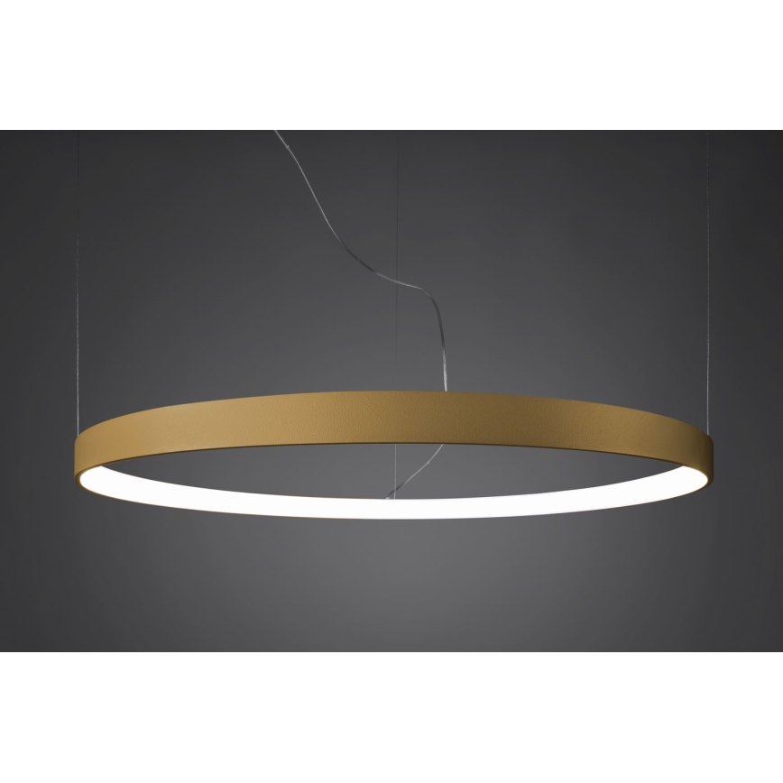 Thoro TH.217 -  Κρεμαστό φωτιστικό οροφής LED RIO LED/30W/230V CRI 95 4000K διάμετρος 55 cm χρυσό