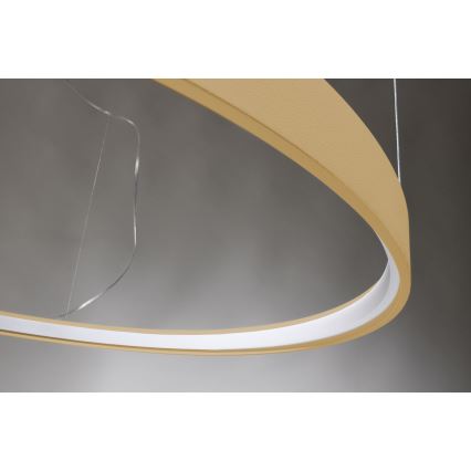 Thoro TH.217 -  Κρεμαστό φωτιστικό οροφής LED RIO LED/30W/230V CRI 95 4000K διάμετρος 55 cm χρυσό