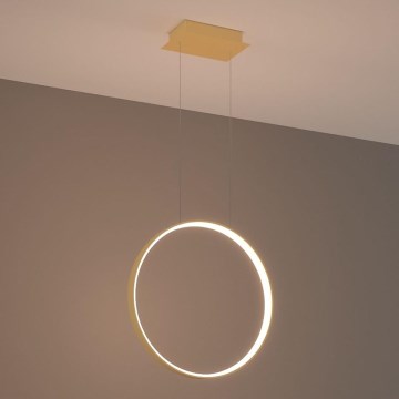 Thoro TH.220 -  Κρεμαστό φωτιστικό οροφής LED RIO LED/30W/230V CRI 90 3000K διάμετρος 55 cm χρυσό
