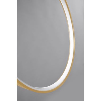 Thoro TH.220 -  Κρεμαστό φωτιστικό οροφής LED RIO LED/30W/230V CRI 90 3000K διάμετρος 55 cm χρυσό