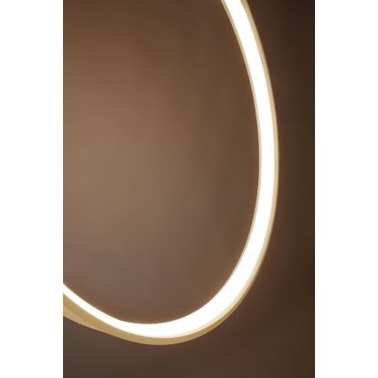 Thoro TH.220 -  Κρεμαστό φωτιστικό οροφής LED RIO LED/30W/230V CRI 90 3000K διάμετρος 55 cm χρυσό