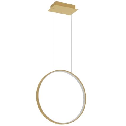 Thoro TH.220 -  Κρεμαστό φωτιστικό οροφής LED RIO LED/30W/230V CRI 90 3000K διάμετρος 55 cm χρυσό