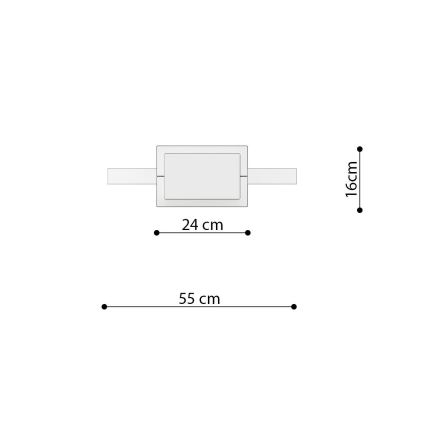 Thoro TH.220 -  Κρεμαστό φωτιστικό οροφής LED RIO LED/30W/230V CRI 90 3000K διάμετρος 55 cm χρυσό