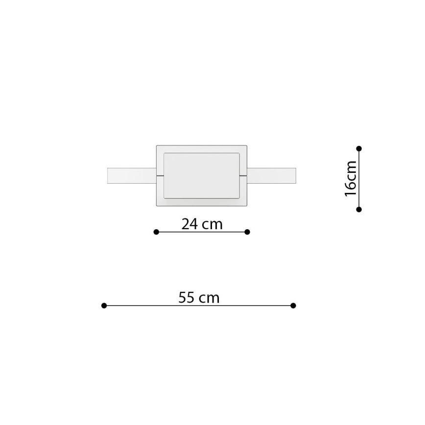 Thoro TH.221 -  Κρεμαστό φωτιστικό οροφής LED RIO LED/30W/230V CRI 95 4000K διάμετρος 55 cm χρυσό