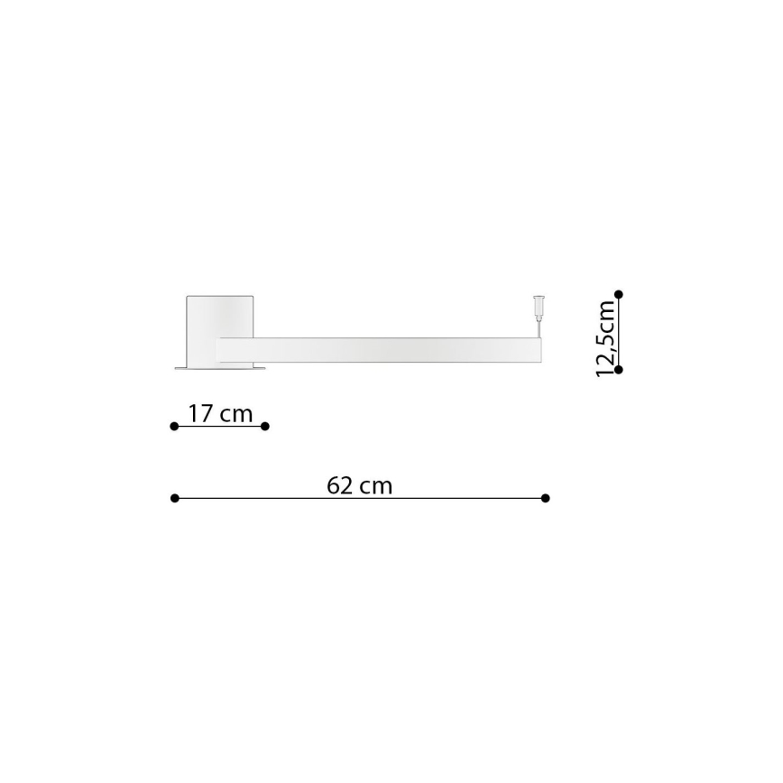 Thoro TH.222 - Φωτιστικό οροφής LED RIO LED/30W/230V CRI 90 3000K διάμετρος 55 cm χρυσό