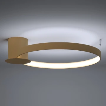 Thoro TH.223 - LED φωτιστικό οροφής RIO LED/30W/230V CRI 98 4000K διάμ. 55 cm χρυσό