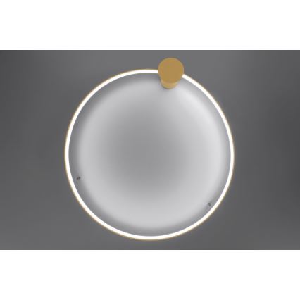 Thoro TH.223 - Φωτιστικό οροφής LED RIO LED/30W/230V CRI 95 4000K διάμετρος 55 cm χρυσό