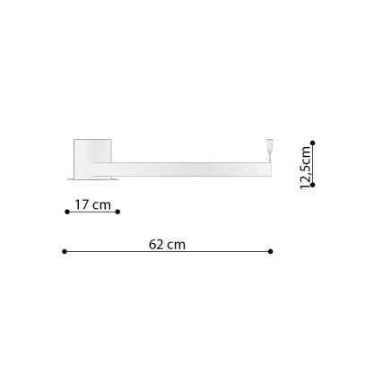 Thoro TH.223 - Φωτιστικό οροφής LED RIO LED/30W/230V CRI 95 4000K διάμετρος 55 cm χρυσό