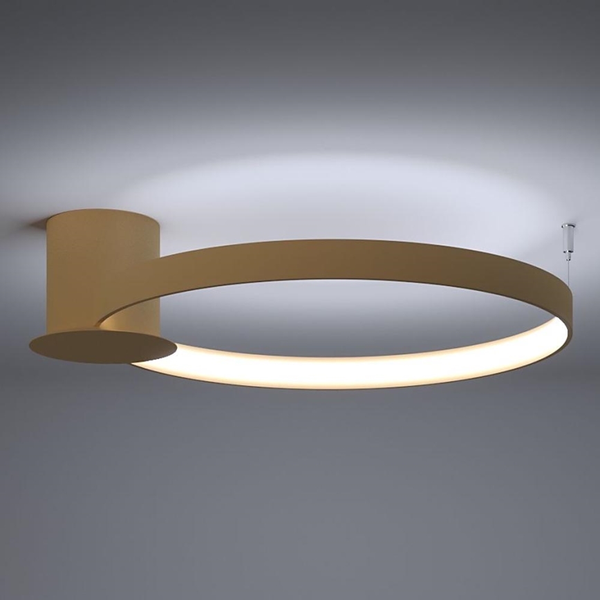 Thoro TH.223 - Φωτιστικό οροφής LED RIO LED/30W/230V CRI 95 4000K διάμετρος 55 cm χρυσό