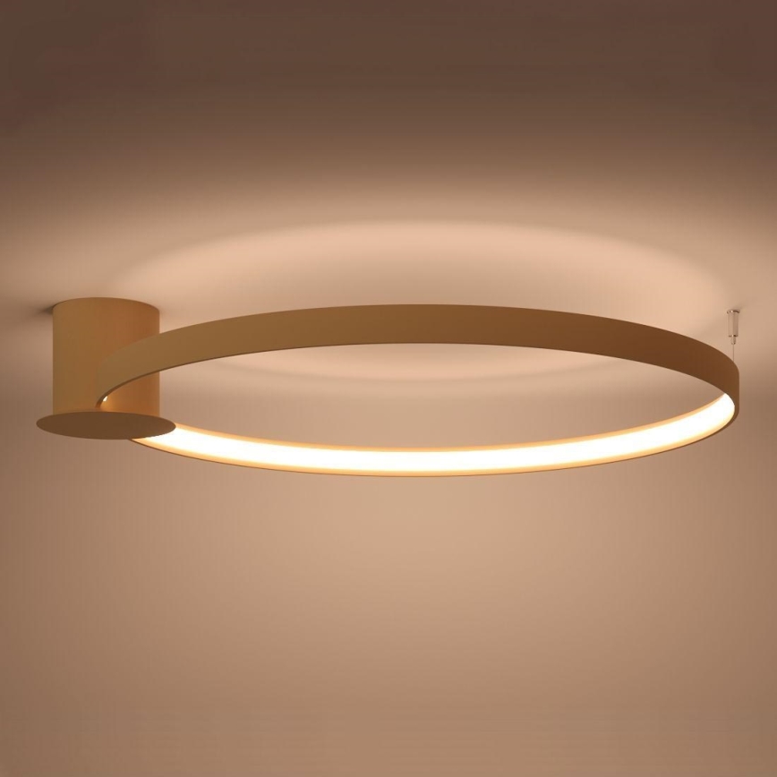 Thoro TH.224 - Φωτιστικό οροφής LED RIO LED/50W/230V CRI 90 3000K διάμετρος 78 cm χρυσό