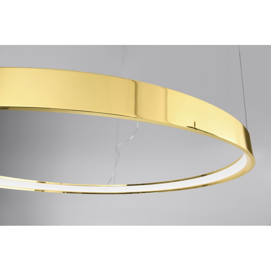 Thoro TH.246 -  Κρεμαστό φωτιστικό οροφής LED RIO LED/50W/230V CRI 90 3000K διάμετρος 78 cm χρυσό