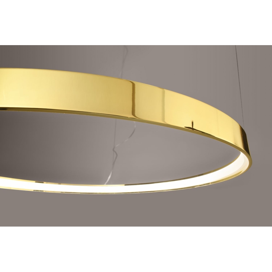 Thoro TH.246 -  Κρεμαστό φωτιστικό οροφής LED RIO LED/50W/230V CRI 90 3000K διάμετρος 78 cm χρυσό