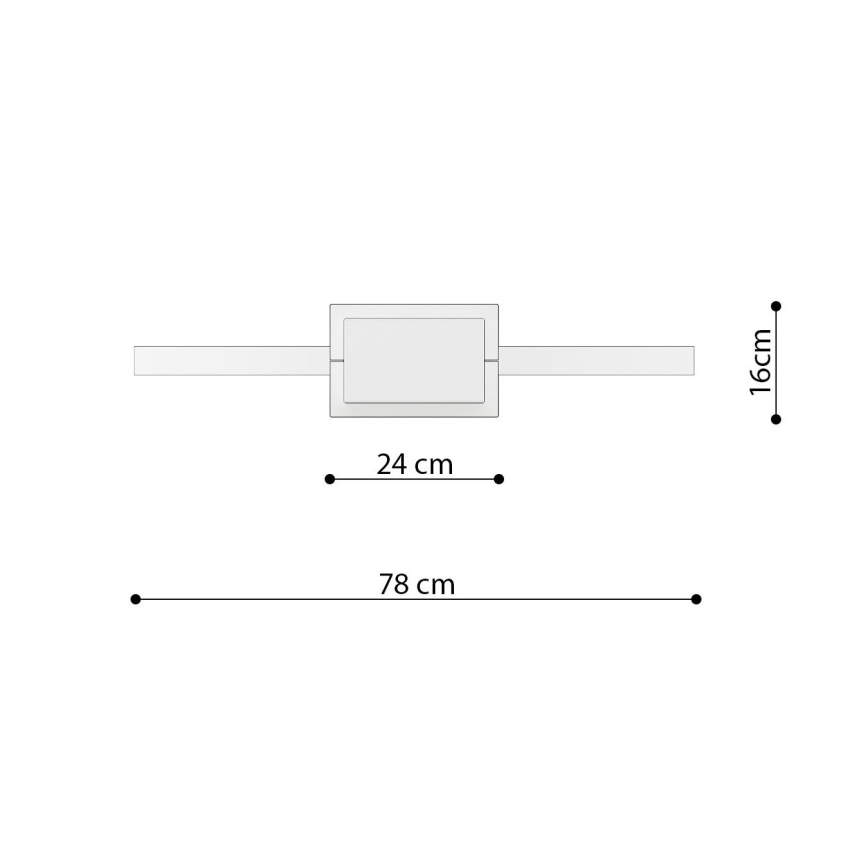 Thoro TH.249 -  Κρεμαστό φωτιστικό οροφής LED RIO LED/50W/230V CRI 90 4000K διάμετρος 78 cm γυαλιστερό χρώμιο