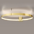 Thoro TH.252 - Φωτιστικό οροφής LED RIO LED/50W/230V CRI 90 3000K διάμετρος 78 cm χρυσό