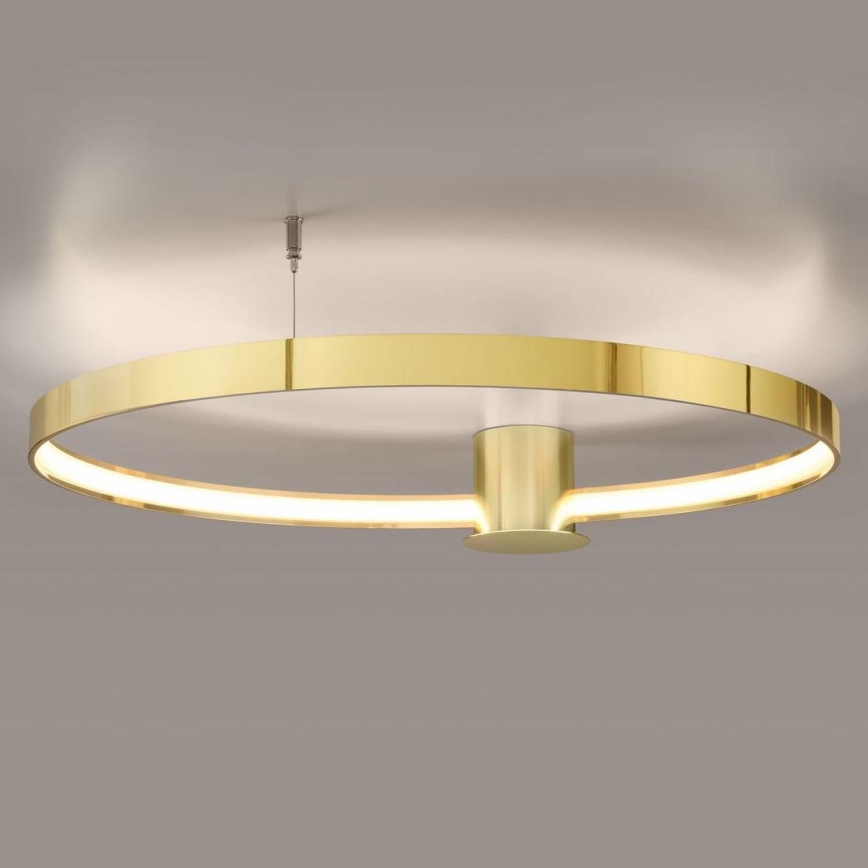Thoro TH.252 - Φωτιστικό οροφής LED RIO LED/50W/230V CRI 90 3000K διάμετρος 78 cm χρυσό