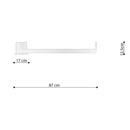 Thoro TH.252 - Φωτιστικό οροφής LED RIO LED/50W/230V CRI 90 3000K διάμετρος 78 cm χρυσό