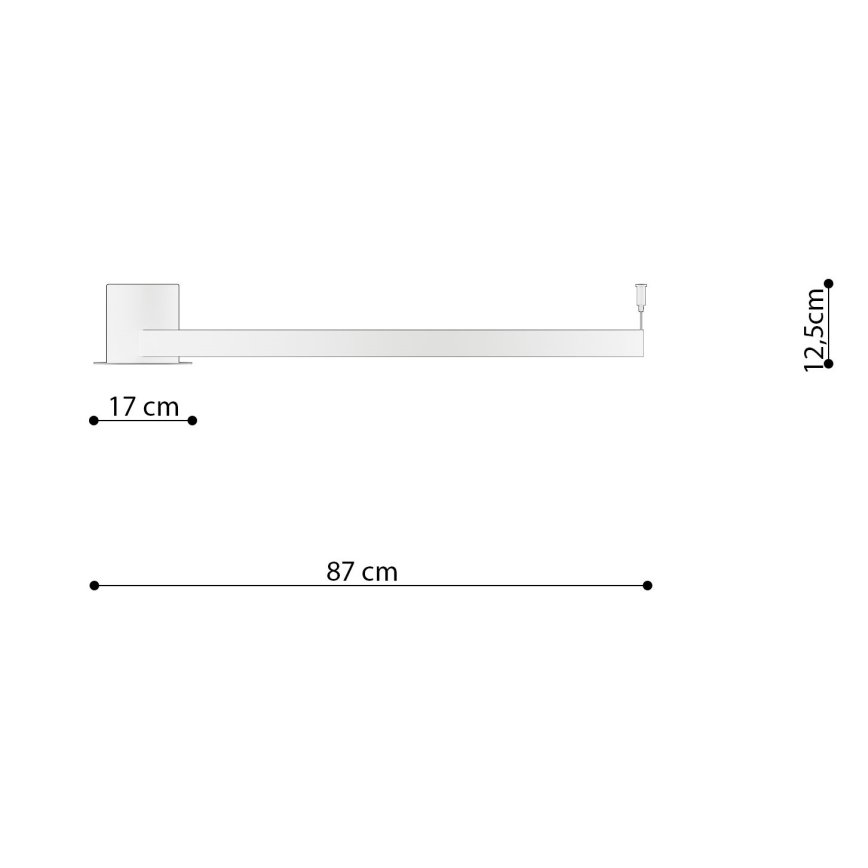 Thoro TH.252 - Φωτιστικό οροφής LED RIO LED/50W/230V CRI 90 3000K διάμετρος 78 cm χρυσό