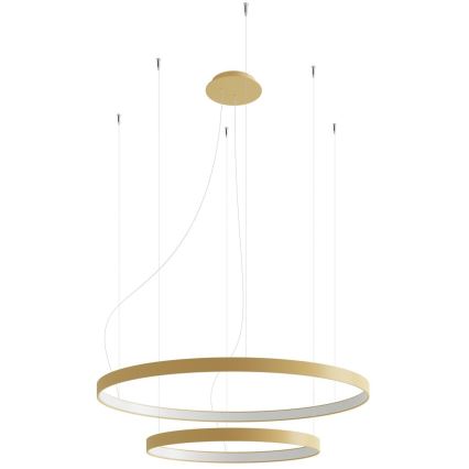 Thoro TH.268 -  Κρεμαστό φωτιστικό οροφής LED RIO LED/80W/230V CRI 95 4000K χρυσό
