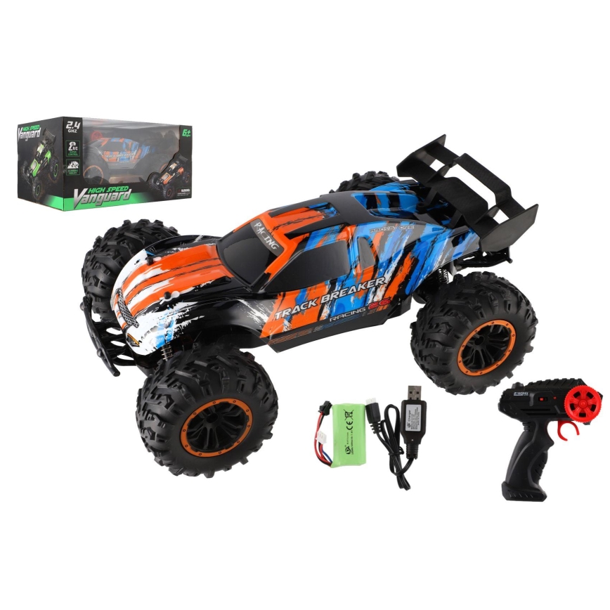 Τηλεκατευθυνόμενο RC αυτοκίνητο Buggy 7,4V/500 mAh μπλε/πορτοκαλί