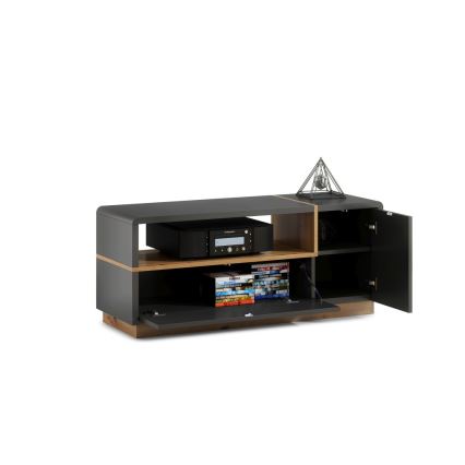 Τηλεοπτικό τραπεζάκι FRED ανθρακί/δρυς artisan