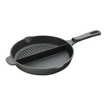 Τηγάνι σχάρας με δύο τμήματα 25 cm