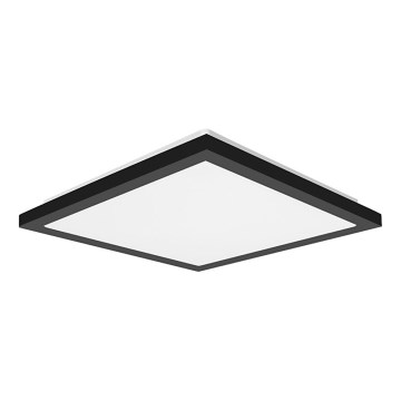 Top Light - Φωτιστικό οροφής μπάνιου LED ONYX LED/10W/230V IP44 3000/4000/6500K 28x28 cm μαύρο