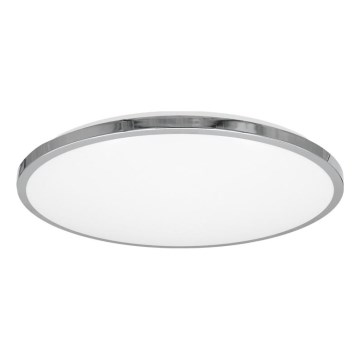 Top Light - Φωτιστικό οροφής μπάνιου LED SILVER LED/18W/230V IP44 3000/4000/6500K διάμετρος 34 cm γυαλιστερό χρώμιο