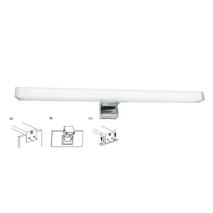 Top Light - Φωτισμός καθρέφτη μπάνιου LED OREGON LED/7W/230V 40 cm IP44