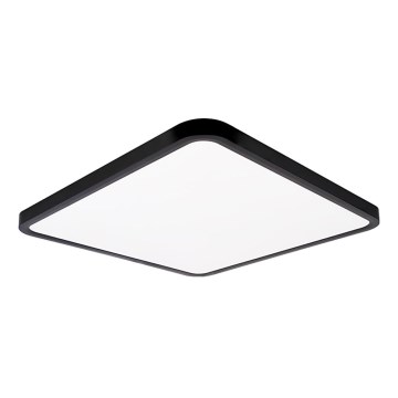 Top Light - LED Dimmable φωτιστικό οροφής REVIT LED/50W/230V 3000-6500K 50x50 cm μαύρο + τηλεχειριστήριο