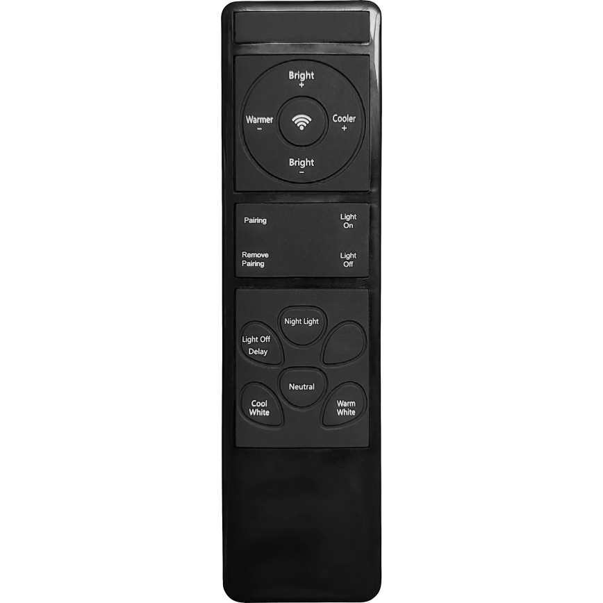 Top Light - LED Dimmable φωτιστικό οροφής SATELLITE LED/36W/230V 3000-6500K διάμετρος 43 cm λευκό/καφέ + τηλεχειριστήριο