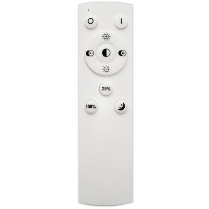 Top Light - Led Dimmable κρεμαστό φωτιστικό οροφής ORBIT LED/40W/230V 3000-6500K διάμετρος 50 cm μαύρο + τηλεχειριστήριο