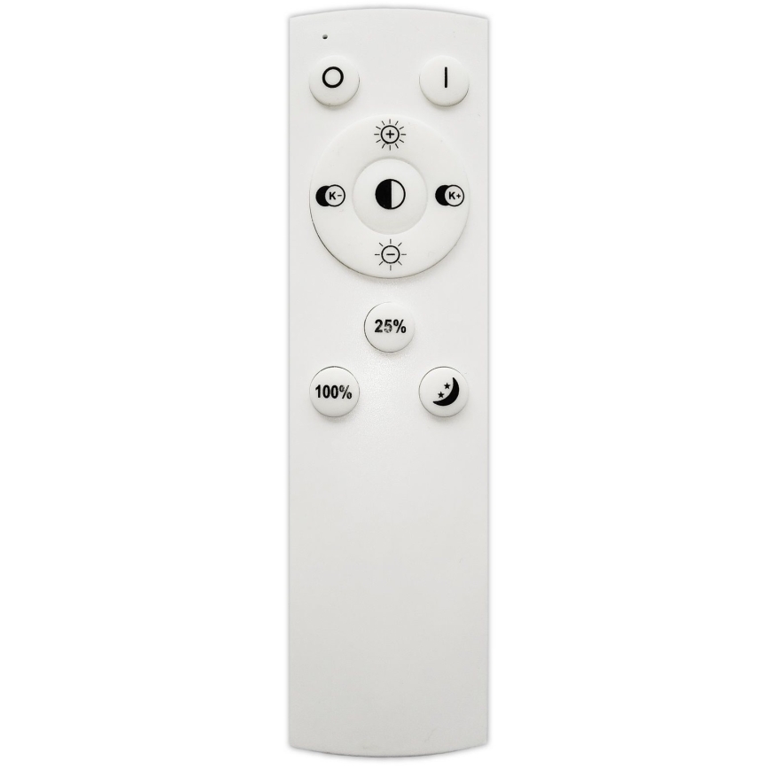 Top Light - Led Dimmable κρεμαστό φωτιστικό οροφής ORBIT LED/40W/230V 3000-6500K διάμετρος 50 cm μαύρο + τηλεχειριστήριο