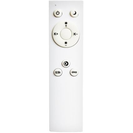 Top Light - Led Dimmable κρεμαστό φωτιστικό οροφής REVIT LED/36W/230V 3000-6500K διάμετρος 40 cm λευκό + τηλεχειριστήριο