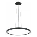 Top Light - Led Dimmable κρεμαστό φωτιστικό οροφής REVIT LED/50W/230V 3000-6500K διάμετρος 60 cm μαύρο + τηλεχειριστήριο