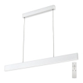 Top Light - Led Dimmable κρεμαστό φωτιστικό οροφής LINE LED/30W/230V λευκό + τηλεχειριστήριο