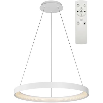 Top Light - Led Dimmable κρεμαστό φωτιστικό οροφής ORBIT LED/40W/230V 3000-6500K διάμετρος 50 cm λευκό + τηλεχειριστήριο
