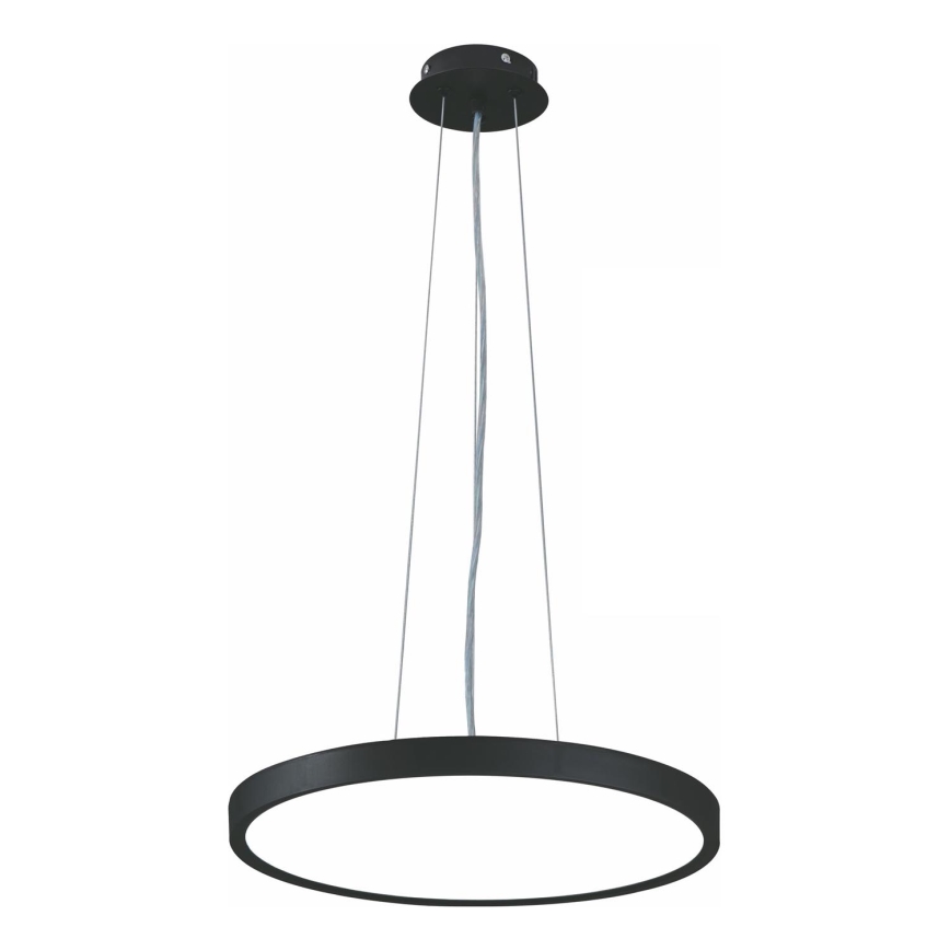 Top Light - Led Dimmable κρεμαστό φωτιστικό οροφής REVIT LED/36W/230V 3000-6500K διάμετρος 40 cm μαύρο + τηλεχειριστήριο