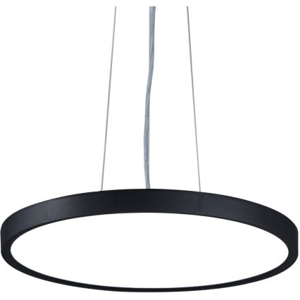 Top Light - Led Dimmable κρεμαστό φωτιστικό οροφής REVIT LED/36W/230V 3000-6500K διάμετρος 40 cm μαύρο + τηλεχειριστήριο