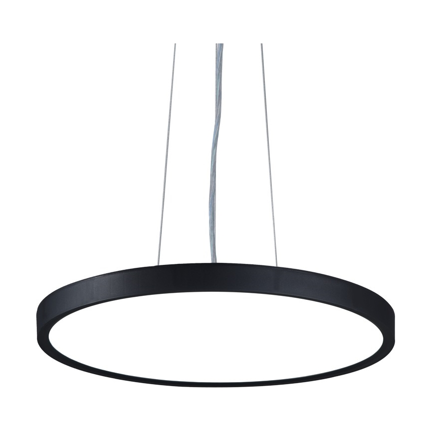 Top Light - Led Dimmable κρεμαστό φωτιστικό οροφής REVIT LED/36W/230V 3000-6500K διάμετρος 40 cm μαύρο + τηλεχειριστήριο