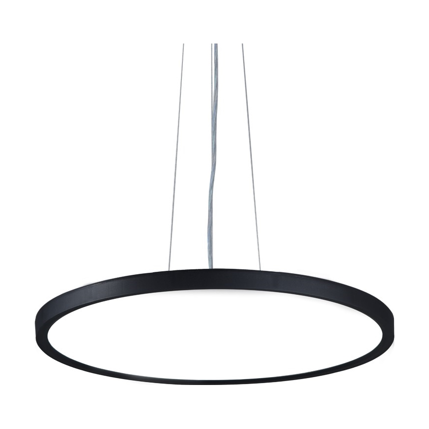 Top Light - Led Dimmable κρεμαστό φωτιστικό οροφής REVIT LED/50W/230V 3000-6500K διάμετρος 60 cm μαύρο + τηλεχειριστήριο