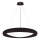 Top Light - Led Dimmable κρεμαστό φωτιστικό οροφής SALERNO LED/60W/230V 3000-6500K διάμετρος 60 cm μαύρο + τηλεχειριστήριο