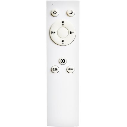Top Light - Led Dimmable κρεμαστό φωτιστικό οροφής SALERNO LED/60W/230V 3000-6500K διάμετρος 60 cm λευκό + τηλεχειριστήριο