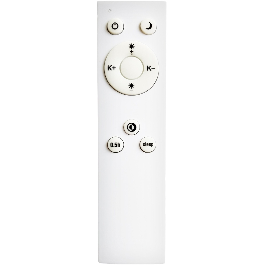 Top Light - Led Dimmable κρεμαστό φωτιστικό οροφής SALERNO LED/60W/230V 3000-6500K διάμετρος 60 cm λευκό + τηλεχειριστήριο