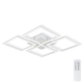 Top Light - LED Dimmable πλαφονιέρα οροφής 4xLED/16,25W/230V τετράγωνο λευκό + τηλεχειριστήριο