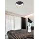 Top Light - LED Dimmable φωτιστικό οροφής APOLO LED/45W/230V μαύρο + τηλεχειριστήριο