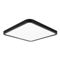 Top Light - LED Dimmable φωτιστικό οροφής REVIT LED/36W/230V 3000-6500K 40x40 cm μαύρο + τηλεχειριστήριο