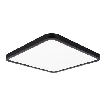 Top Light - LED Dimmable φωτιστικό οροφής REVIT LED/36W/230V 3000-6500K 40x40 cm μαύρο + τηλεχειριστήριο
