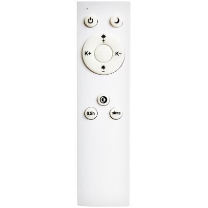 Top Light - LED Dimmable φωτιστικό οροφής SALERNO LED/60W/230V 3000-6500K διάμετρος 60 cm μαύρο + τηλεχειριστήριο