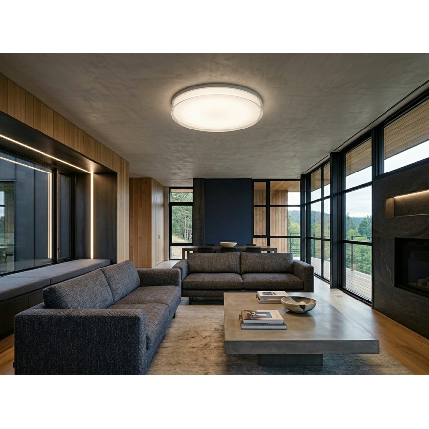 Top Light - Ρυθμιζόμενο LED φωτιστικό οροφής για μπάνιο NEXUS LED/55W/230V 3000-6500K IP44 Ø 48 cm λευκό + τηλεχειριστήριο