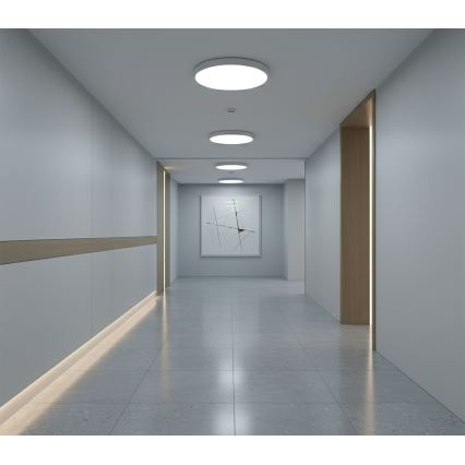 Top Light - Φωτιστικό οροφής LED με αισθητήρα κίνησης REVIT LED/12/18/24W/230V 3000/4000/6500K Ø 30 cm λευκό
